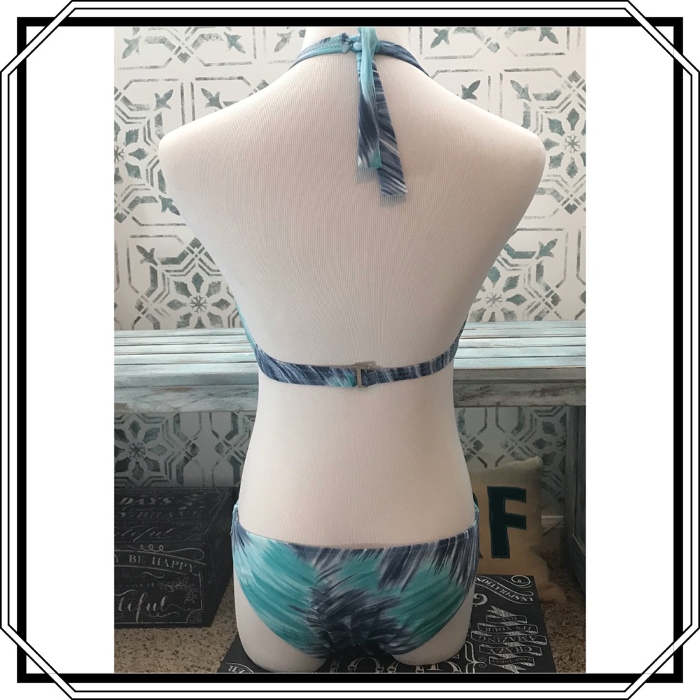 BCBG Blue Monokini Size Small - Picture 3 of 6
